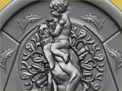 Saint Christopher Pendant  3D print model