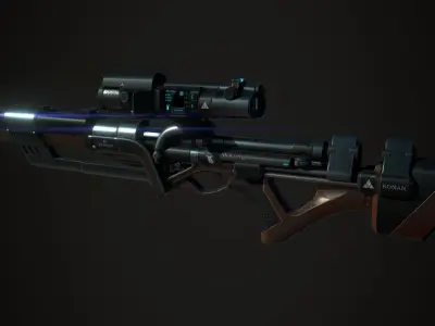 Ronan Rifle 3D model