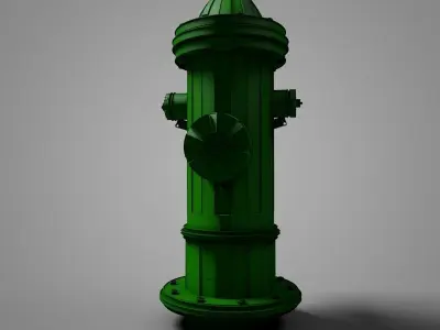 Fire hydrant 3D model
