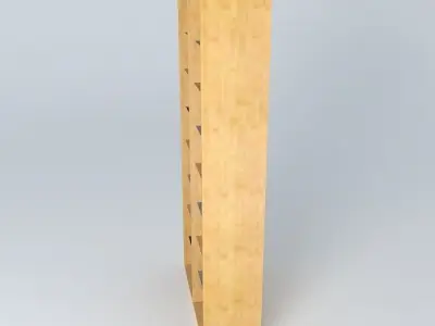 Shelf Cabinet DOORS HREGOFS 22 12 BRW Milano Oak 3D model