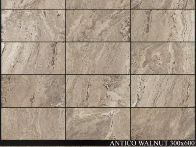 Yurtbay Seramik Antico Walnut 300x600 3D model