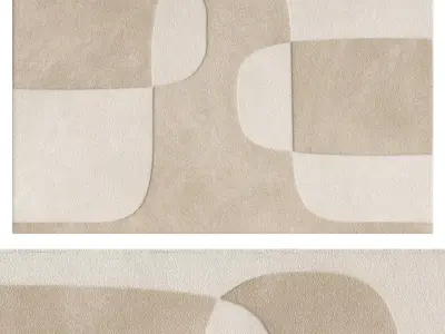 Bob and Weave Rug 3D model