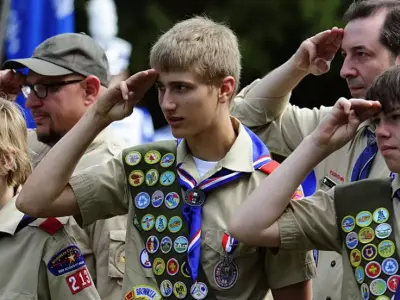 Boys scouts from the space 3D model