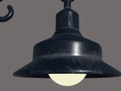Street Lamp PBR Free 3D model