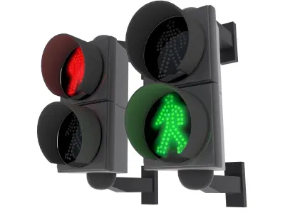 Traffic Light 04 3D model