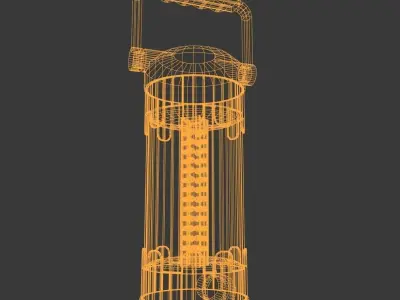 Hand lantern 3D model