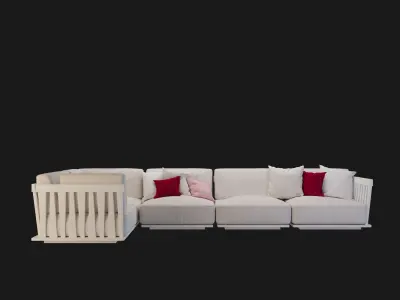 Flexform Zante L 3D model