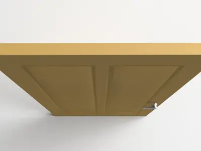 Door 2 interior in tan 3D model