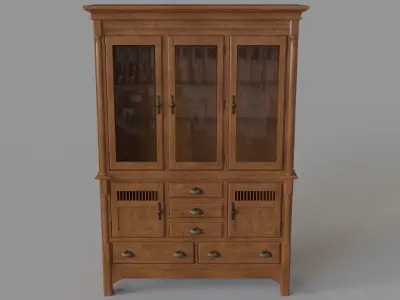 Antique Buffet 3D model