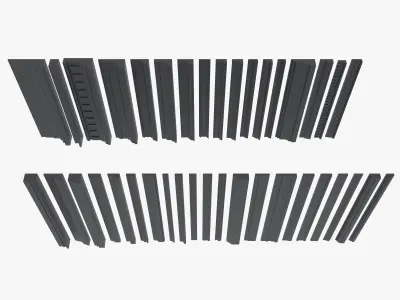 Profile Drawings 3D Model Pack