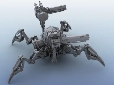 Robot Spider 3D model