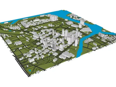 Downtown Tampa Florida 3D model