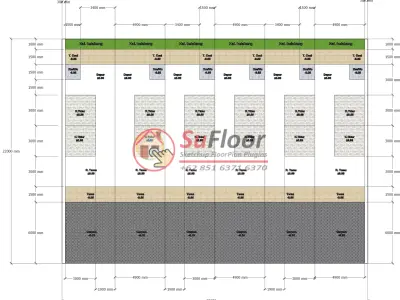 House 30x22m code 552 - Sketchup 3D model 3D model 3D model