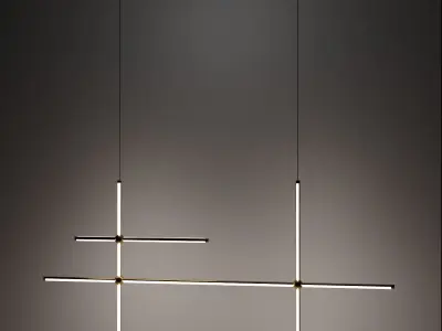 Chandelier minimalistic 3D model