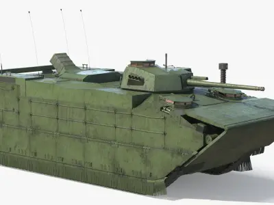  Tracked Amphibious Infantry Vehicle Wet Hull 