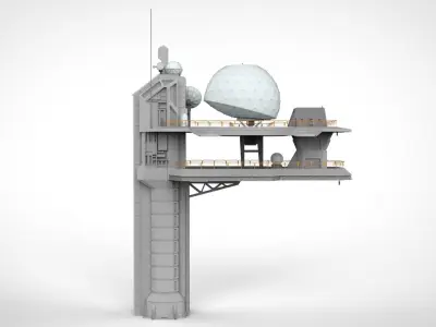 radar platform 4 3D model