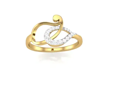 Delicate Ring - 33 3D print model