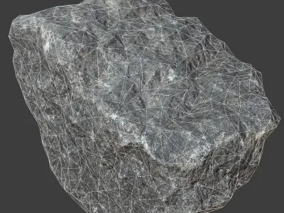 John Stone Low-poly 3D model