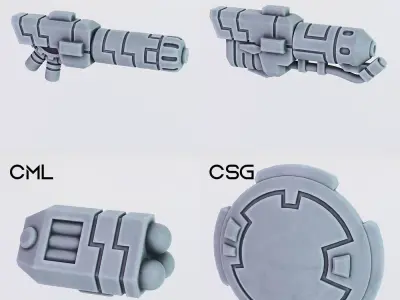 Compact Weapons and Systems  Greater Good 3D print model