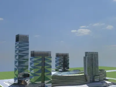 Cityscape 7 3D model