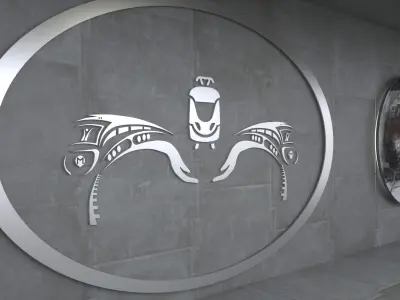 metro hall 3d model 3D model