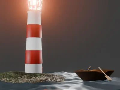 Lighthouse 3D model