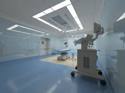 operating room 3D model