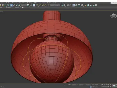  Kyla Pendant Light Low-poly 3D model