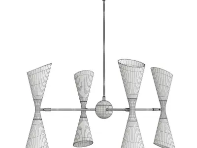 Fuentes Chandelier Low-poly 3D model
