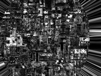 Arch reactor Pilon Tower Sci-Fi 3D model