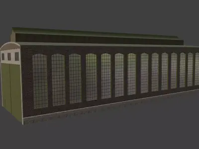 Warehouse victorian era 3D model