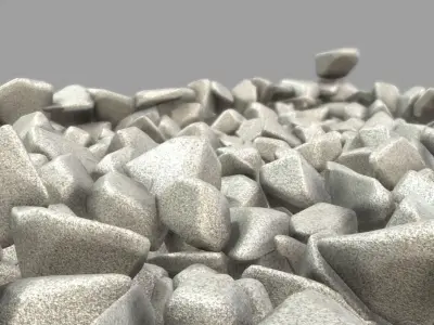 Sandstone Package Low-poly 3D model
