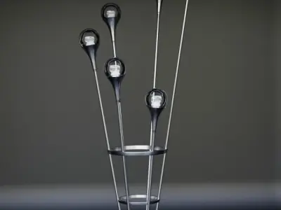 Modern light 2 3D model purchase