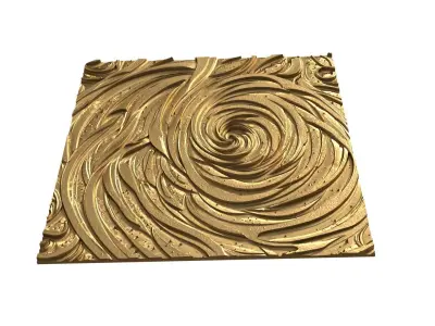 decor set wall panel ornament mural CNC 03 3D print  3D print model purchase