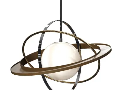 Planetary Ceiling Lamp 3D model