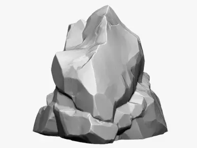 3D Mountain rock Zbrush sculpt 3D model