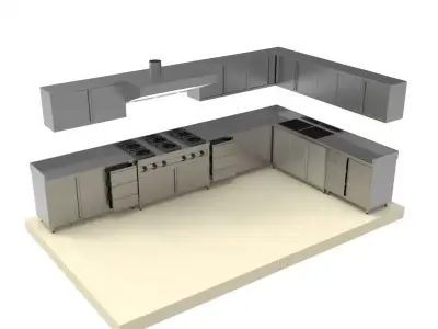 KITCHEN 50  3D model