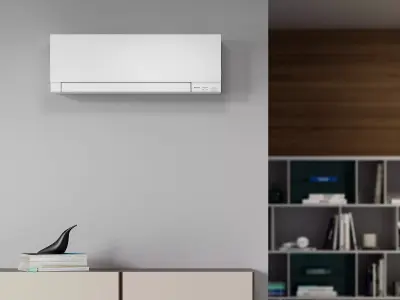 Electric Air Conditioner 3D model