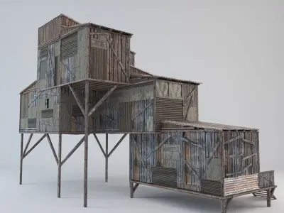 Apocalypse House 3D model