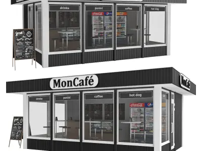 MonCafe 3D model