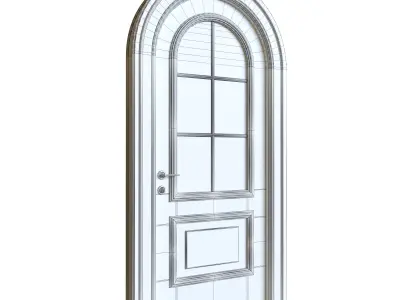 Arc doors - classic style 3D model