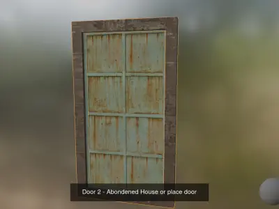 City Props - doors etc 3D Model Pack