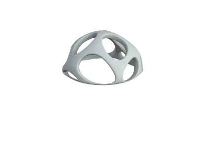 SciFi Cube Object No 49852 Low Poly Shape Low-poly 3D model