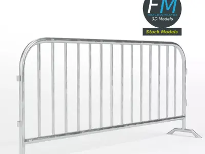 Street barrier 3D model