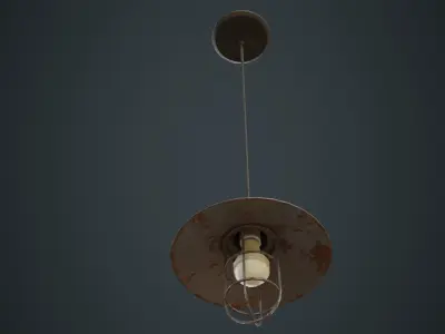 Hanging Lamp 3D Low-poly 3D model