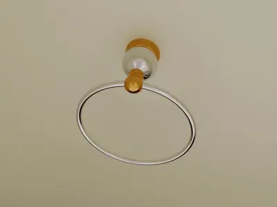 Washbasin Towel Ring 3D model