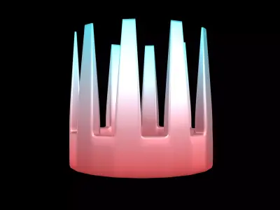 Crown v1 006 Low-poly 3D model