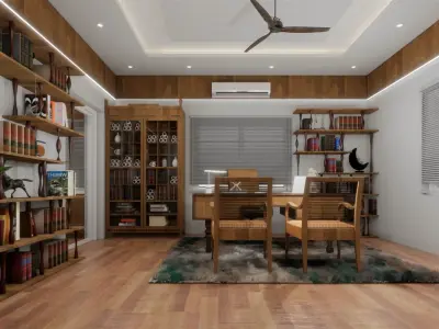 Advocate office - interior - office space  3D model