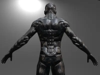 Space wanderer 2 Low-poly 3D model