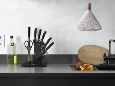 Flat Cube lampshade for table lamp or ceiling 3D print model